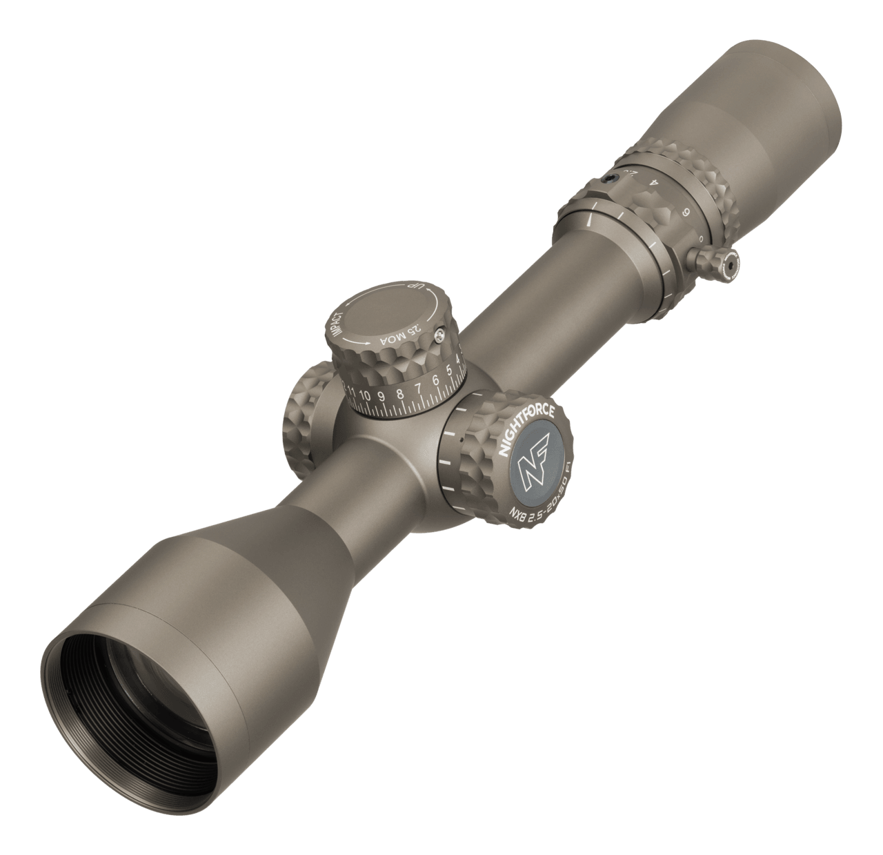 Night Force NX8 2.5-20x50 FFP MIL